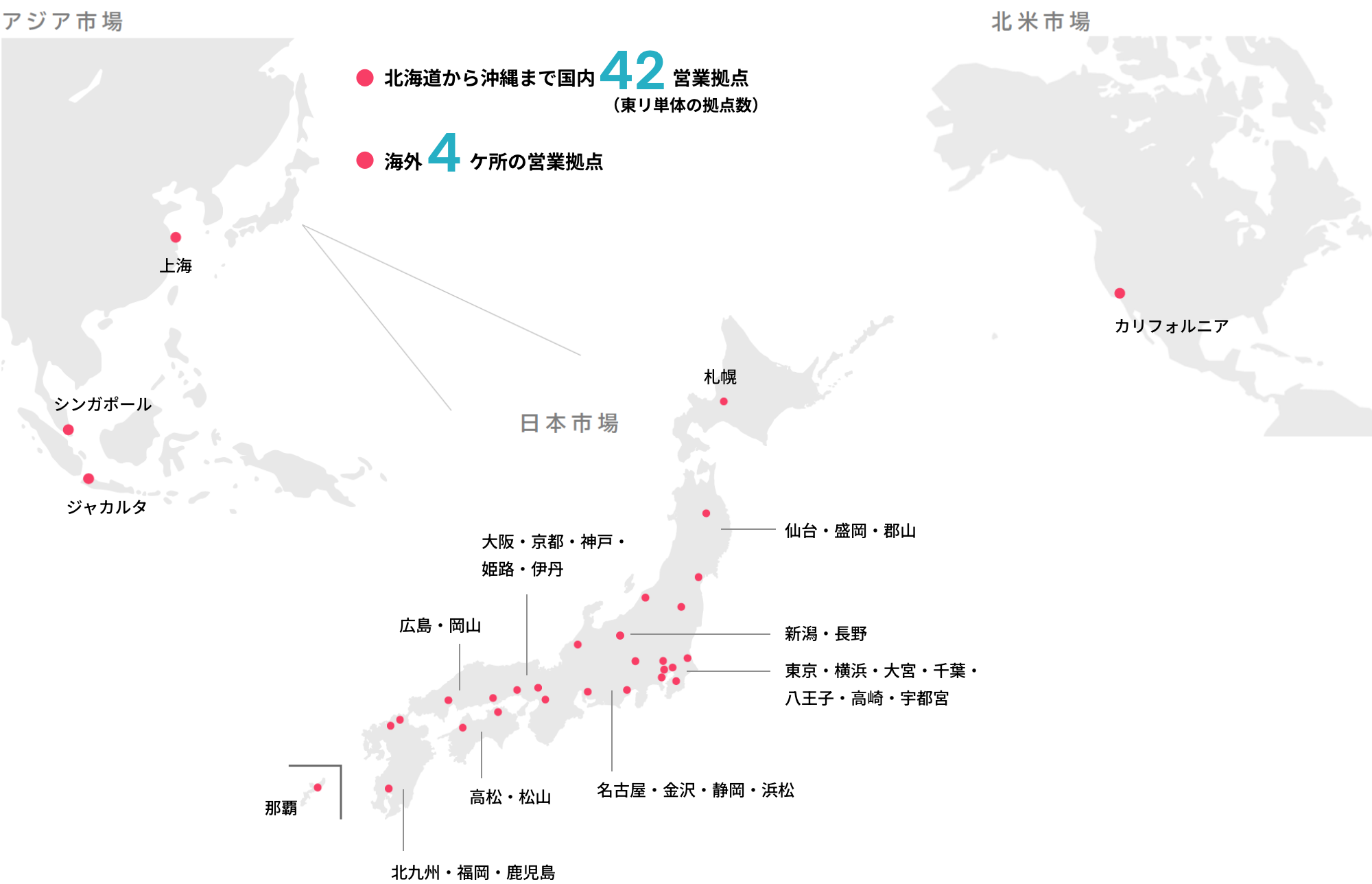 東リの拠点マップ